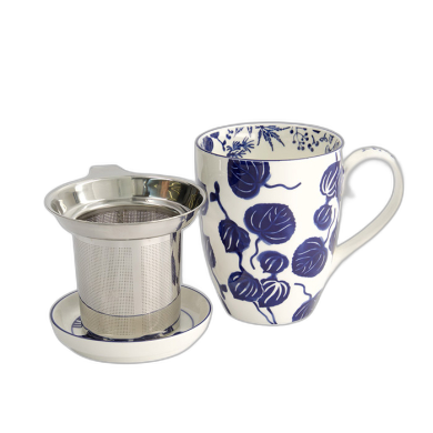 Flora Japonica Mug Giftset Ivy w/Strainer and Tea Tip 380ml product image