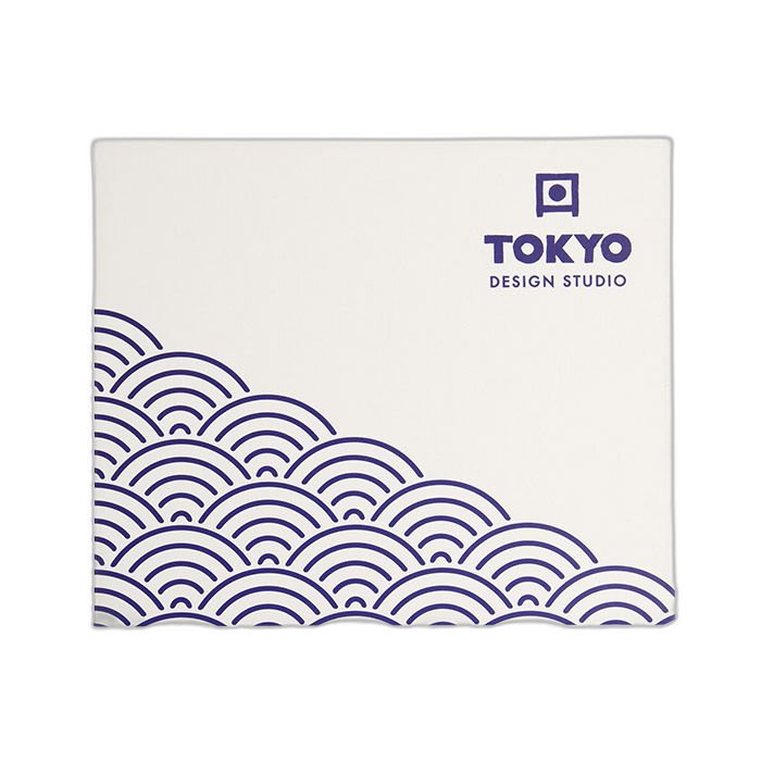 Nippon Blue Mug Giftset 2pcs 8.5x10.2cm 380ml Wave & Dots product image