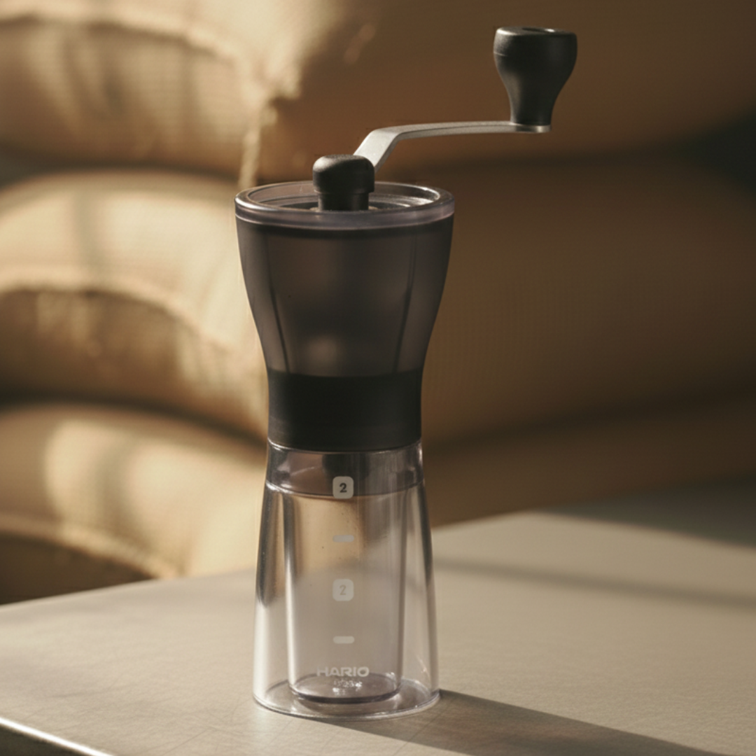 Hario Coffee Mill with Metal Burrs