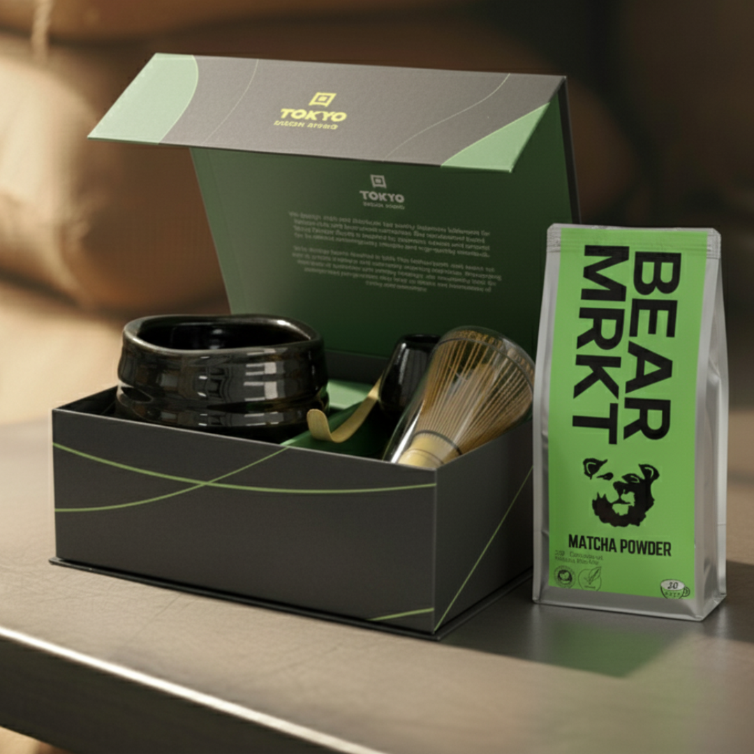 Matcha Giftset 4pcs Grey (+Matcha)
