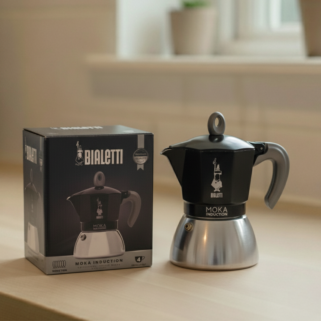 Bialetti Moka pot 4 cup induction